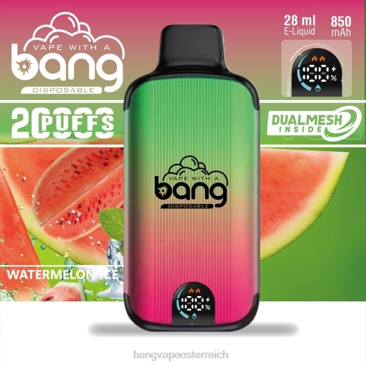 Bang Vape Digital Smart Screen 20000 Züge Einweg - Bape Vape Wien 200L3