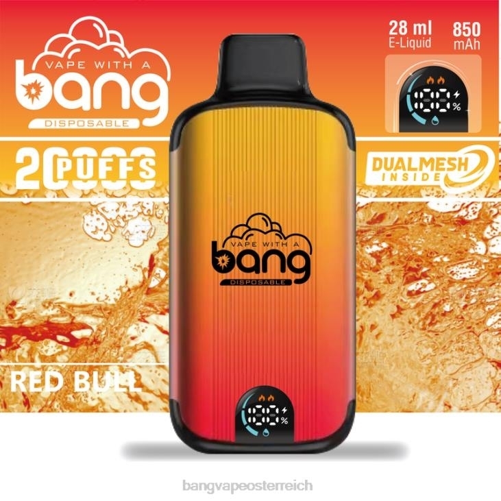 Bang Vape Digital Smart Screen 20000 Züge Einweg - Bape Vape Wien 200L3