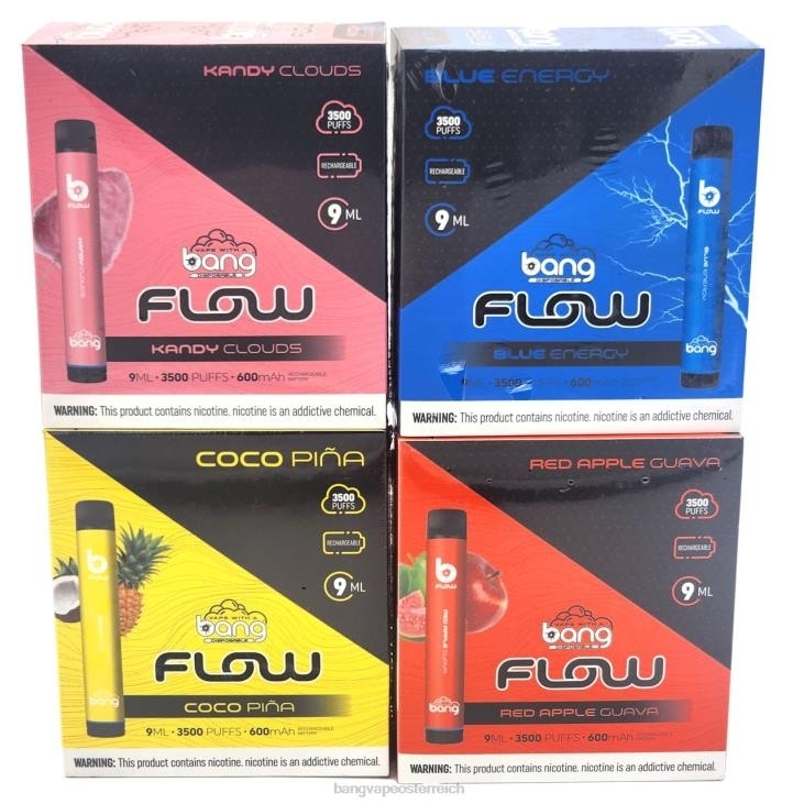 Bang Vape Flow 3.500 Züge (10er-Packung) Einweg - Vape Gang flavors 200L37