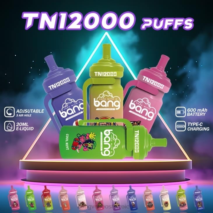 Bang Vape TN12000 Pod mit Mesh-Spule Einweg - Bape Vape disposable 200L5