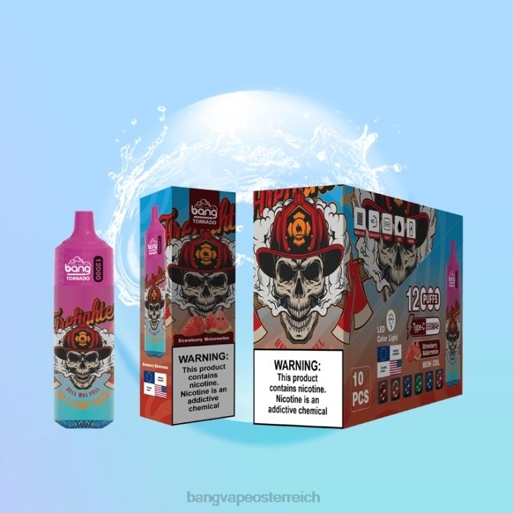 Bang Vape Tornado 12000 Züge mit LED und Mesh-Spule Einweg - Bang disposable vape review 200L4
