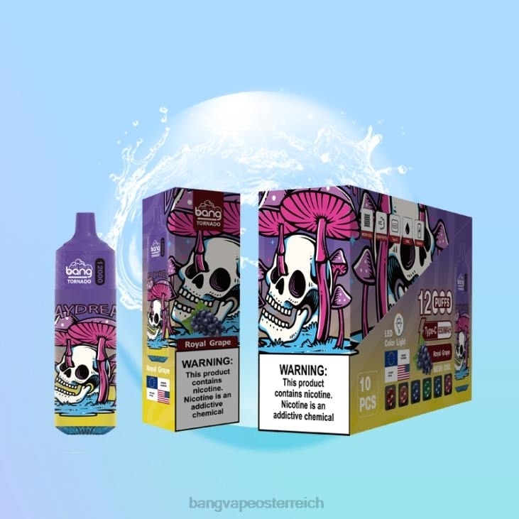 Bang Vape Tornado 12000 Züge mit LED und Mesh-Spule Einweg - Bang disposable vape review 200L4