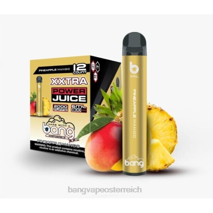 Bang Vape XXL 2000 Züge Ananas-Mango - Bape Vape flavors 200L21