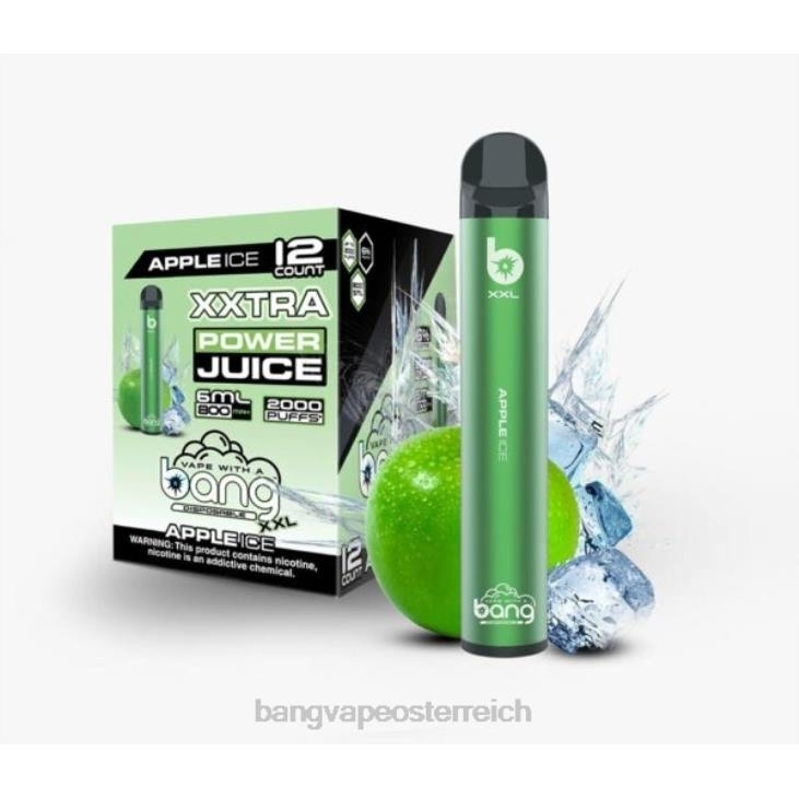 Bang Vape XXL 2000 Züge Apfeleis - Bape Vape Österreich 200L12