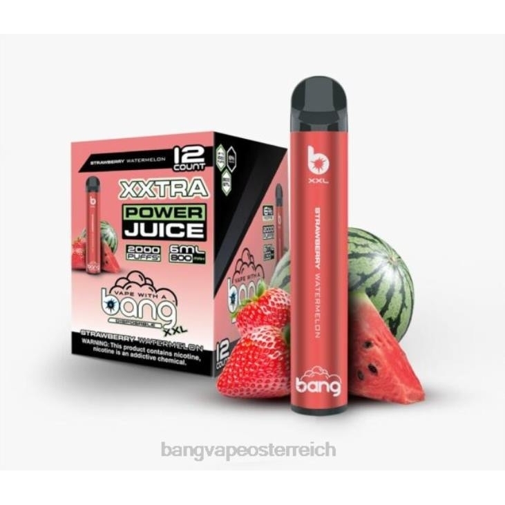Bang Vape XXL 2000 Züge Erdbeerwassermelone - Bang disposable vape review 200L24