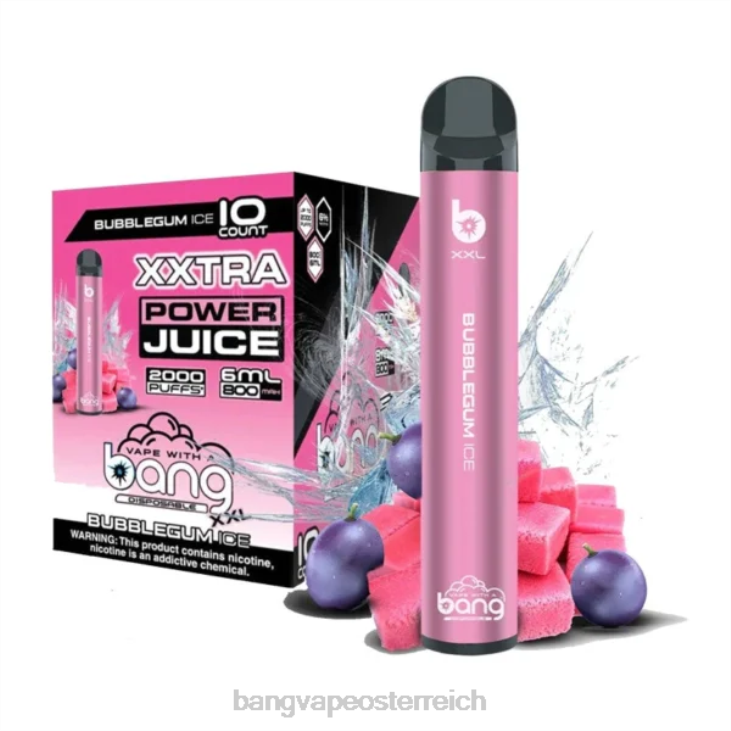 Bang Vape XXL 2000 Züge Kaugummieis - Bape Vape disposable 200L15