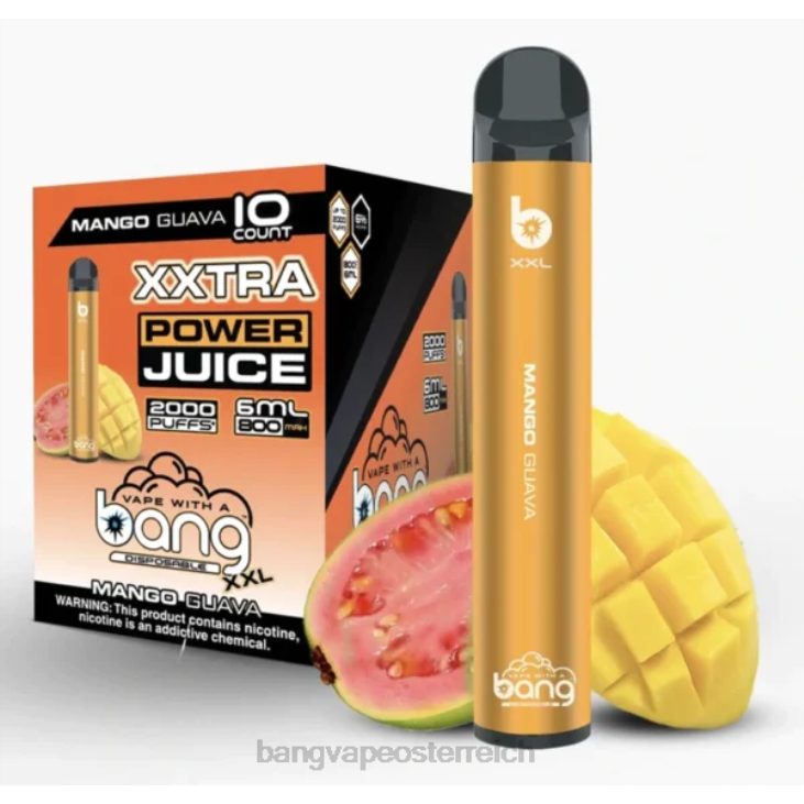 Bang Vape XXL 2000 Züge Mango-Guave - Vape Gang Österreich 200L20