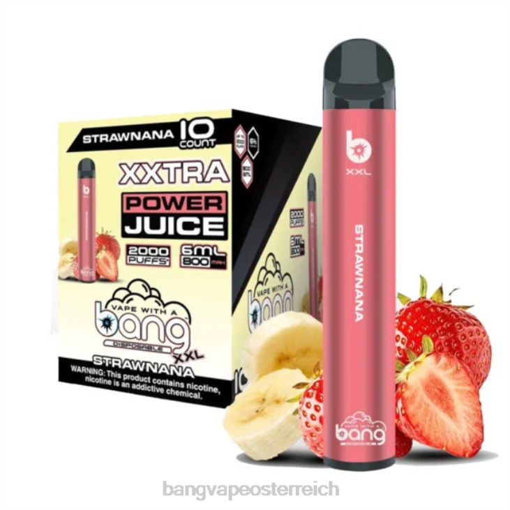 Bang Vape XXL 2000 Züge Strawnana - Bape Vape disposable 200L25