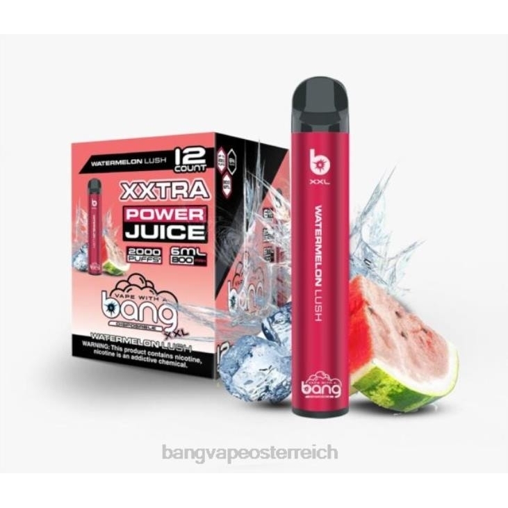 Bang Vape XXL 2000 Züge Wassermelone üppig - Bang box vape flavors 200L26