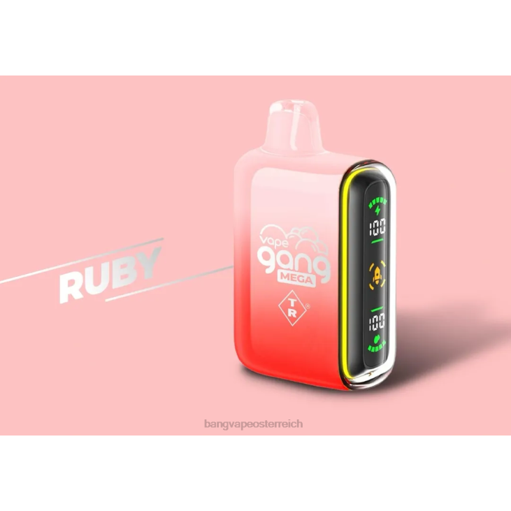Vape Gang MEGA 20.000 Züge Einweg-Vaporizer (5er-Packung) Rubin - Bang box vape flavors 200L58