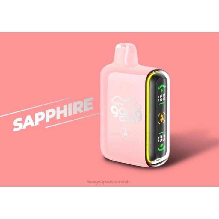 Vape Gang MEGA 20.000 Züge Einweg-Vaporizer (5er-Packung) Saphir - Vape Gang flavors 200L59